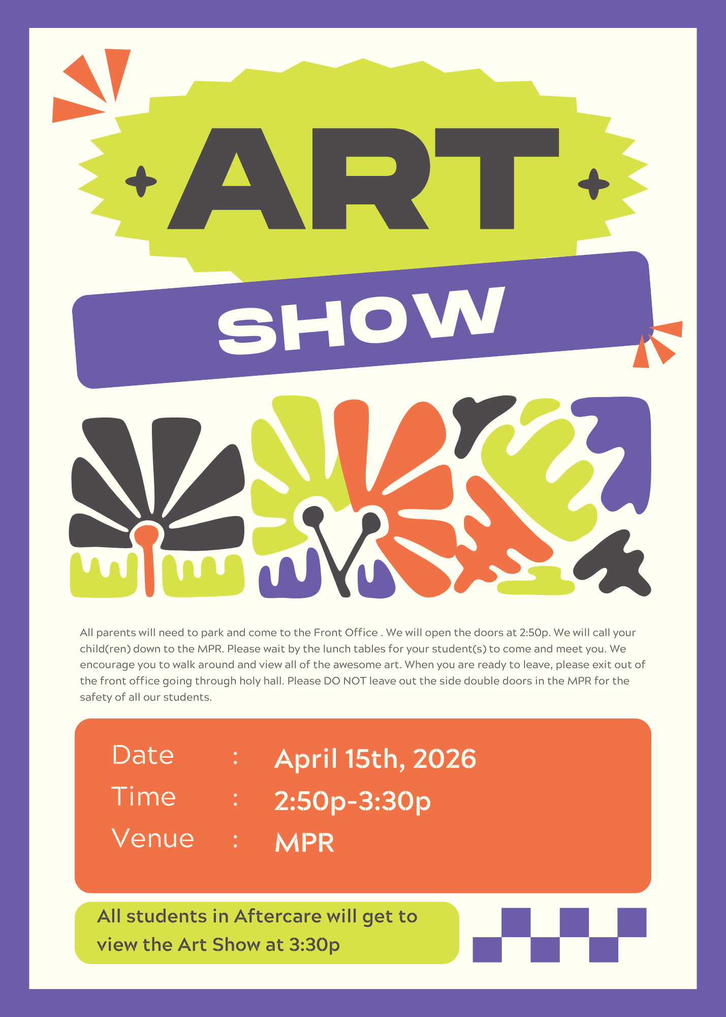 Art Show Science Fair 1