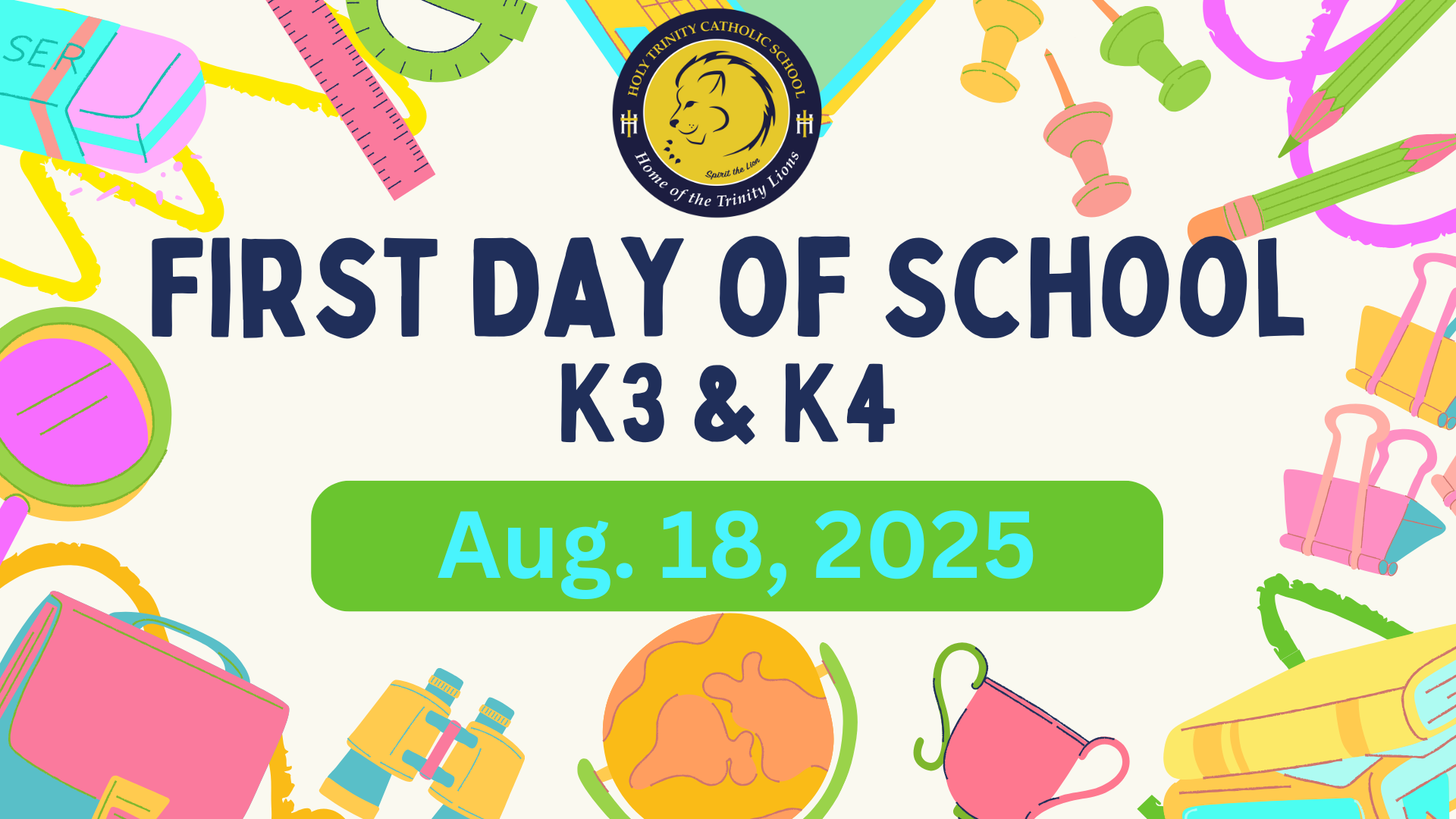 Fun Colorful Back To School Educational Video