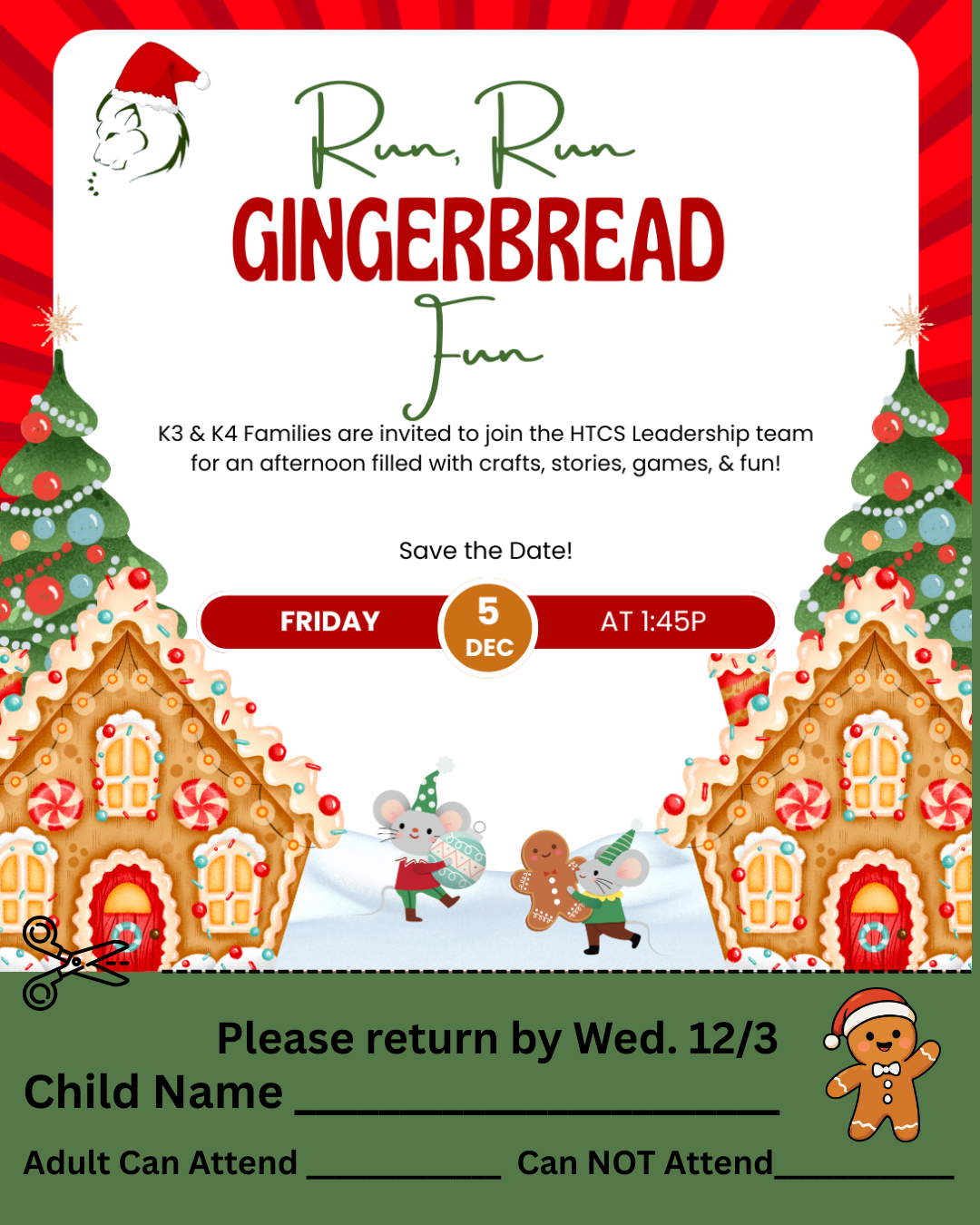 Gingerbread Fun Rsvp