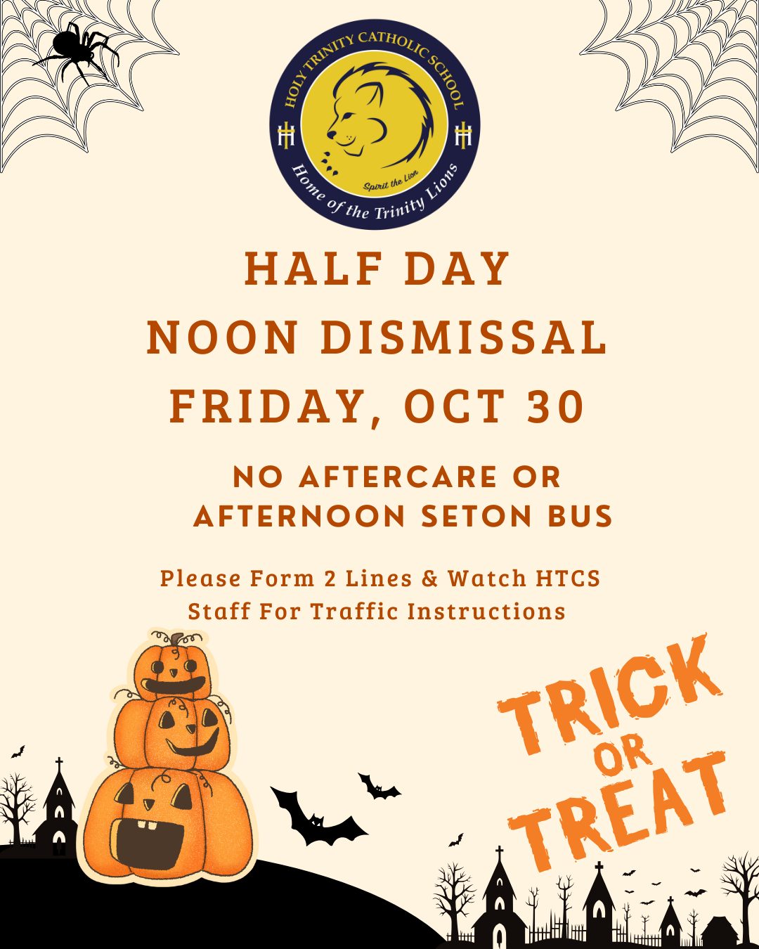 Oct 30 Half Day