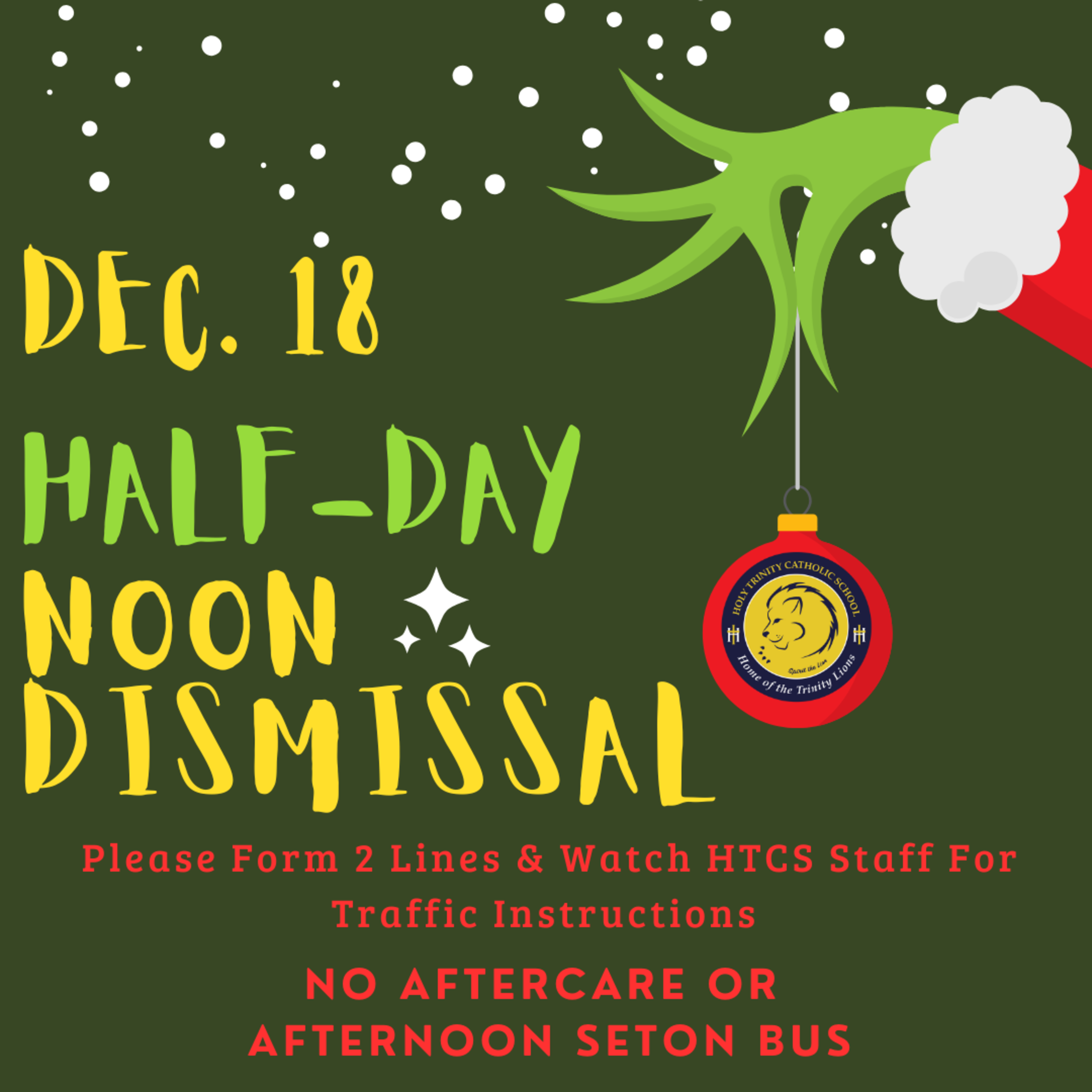 Dec 18 Half Day