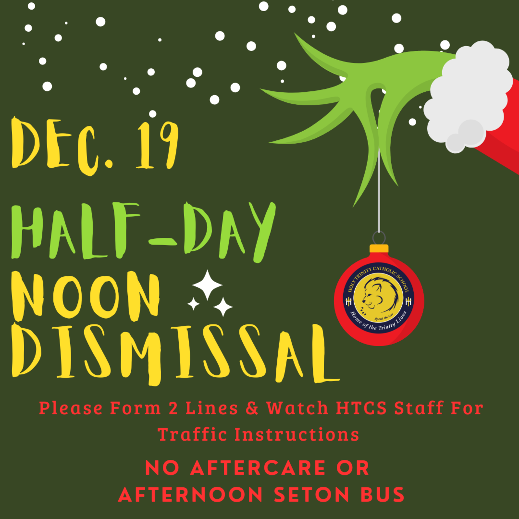 Dec 19 Half Day