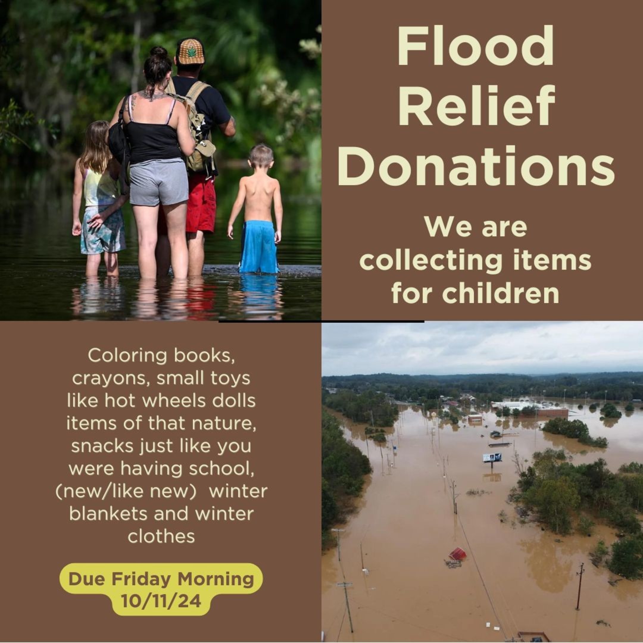 Flood Relief Donations