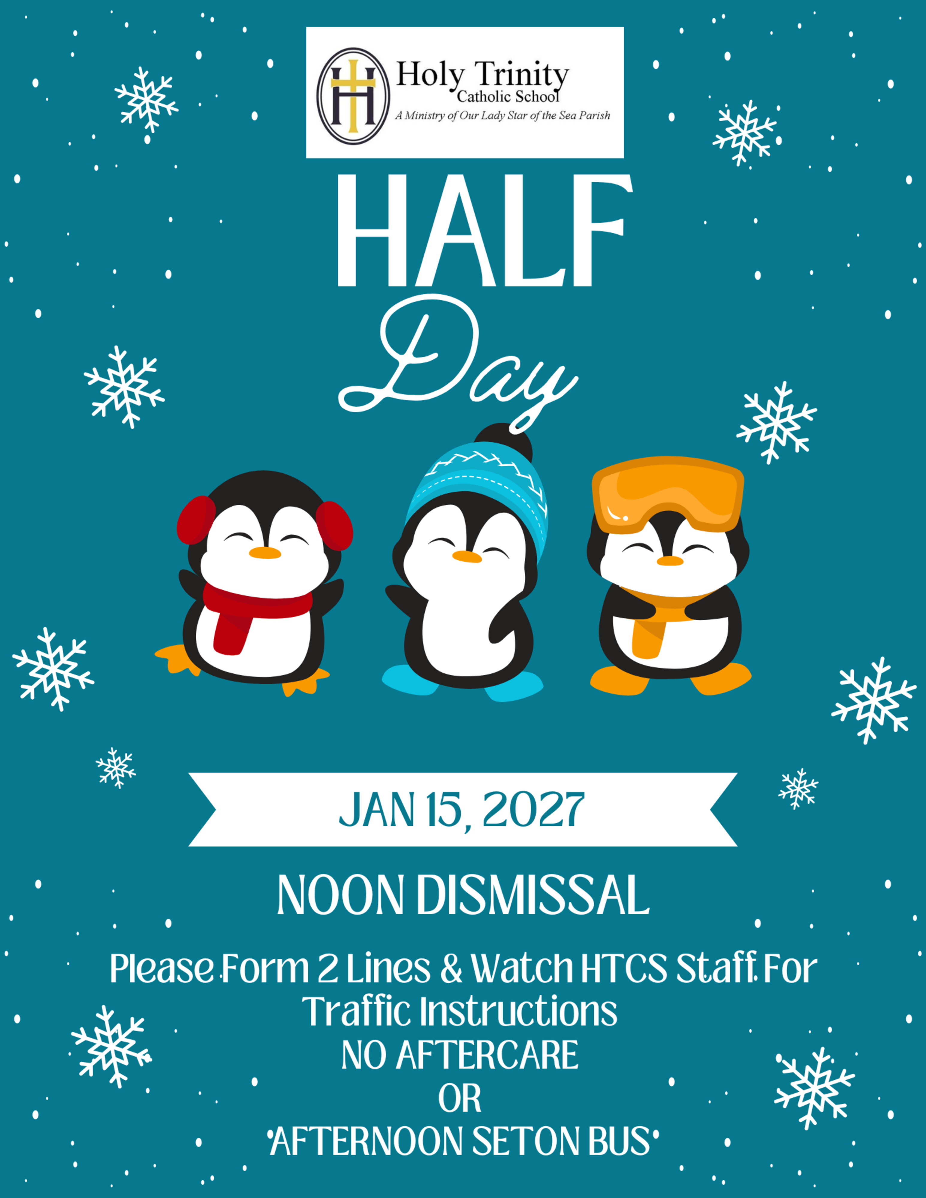 Half Day Jan 15th 2027