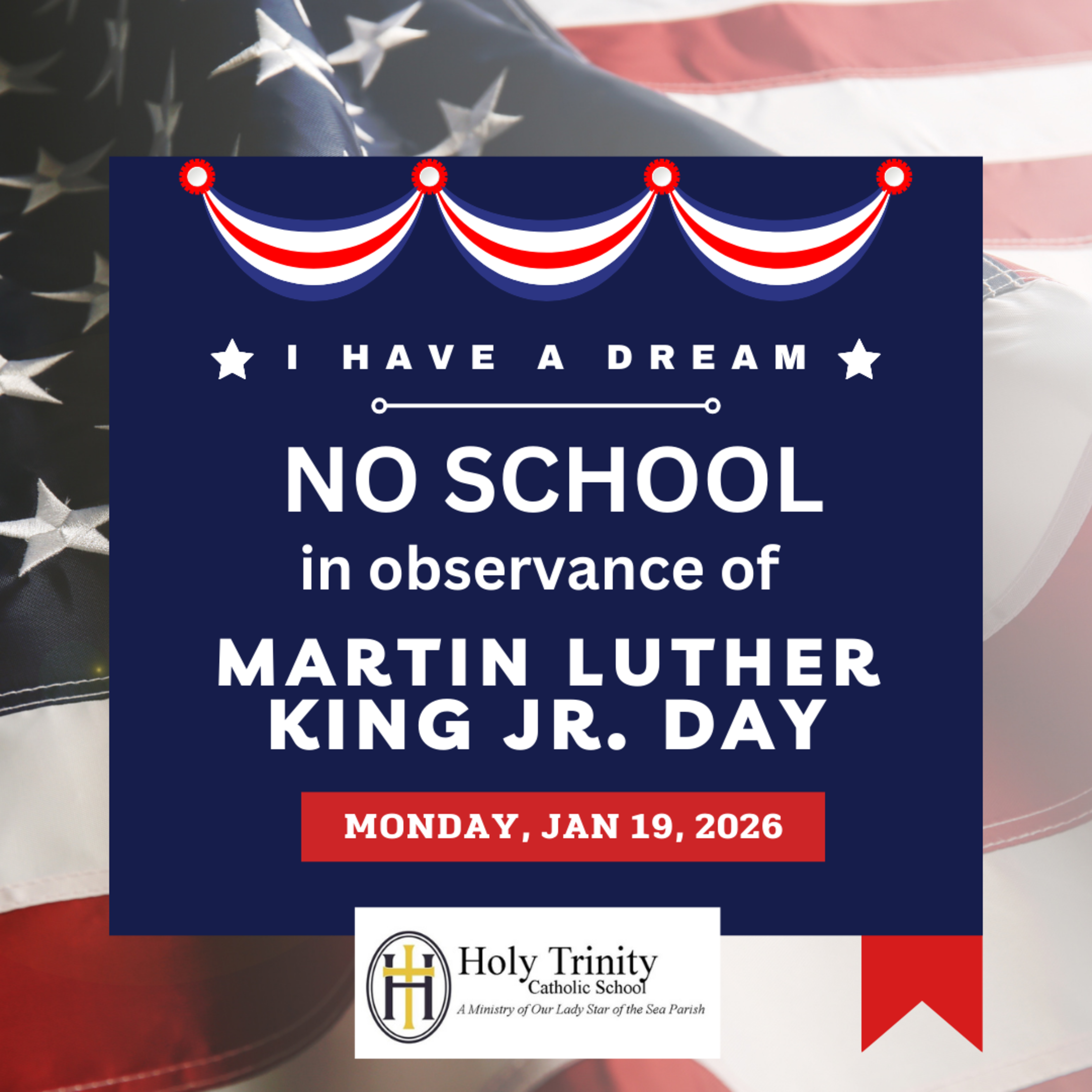 No School Martin Luther King Day 2026