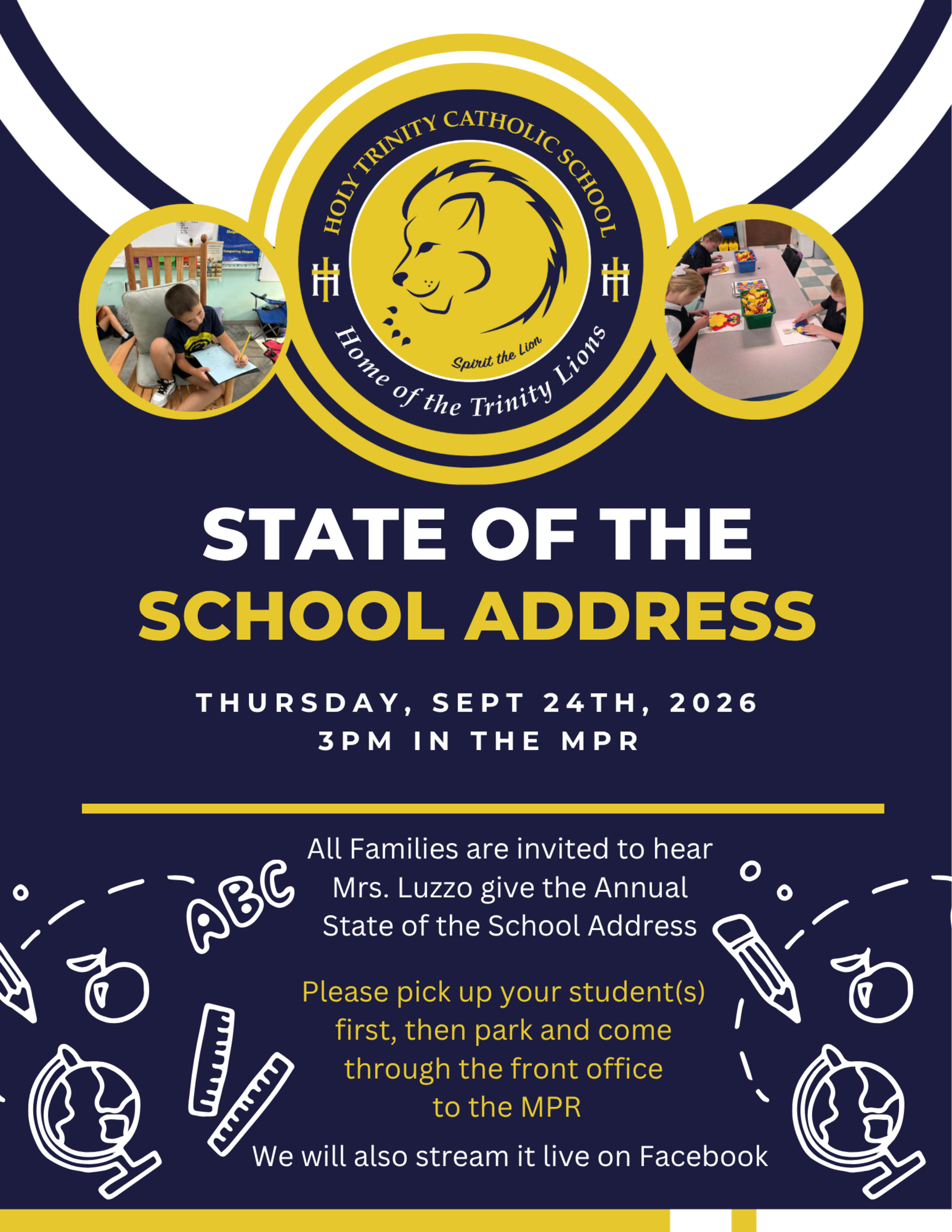 State Of The School Flyer