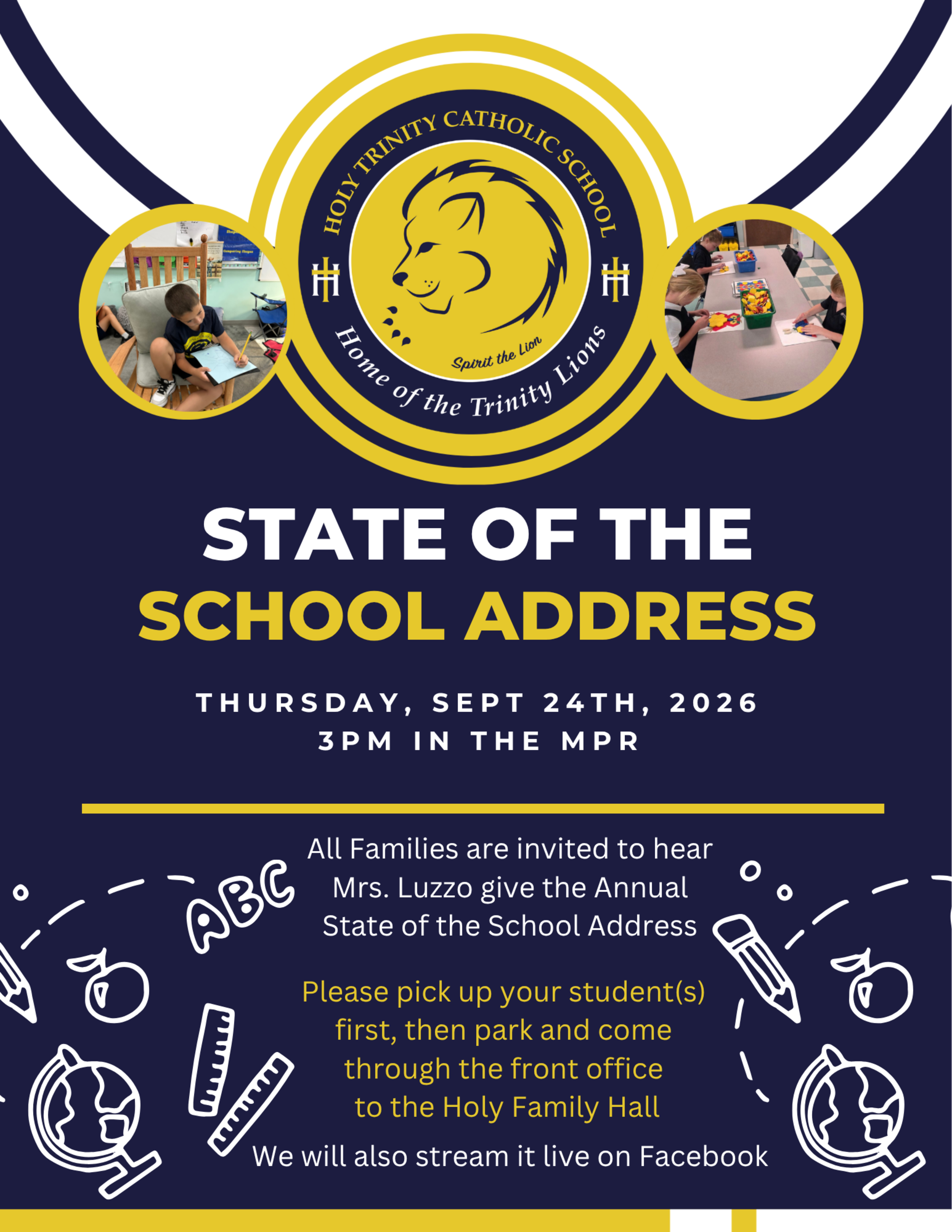 State Of The School Flyer