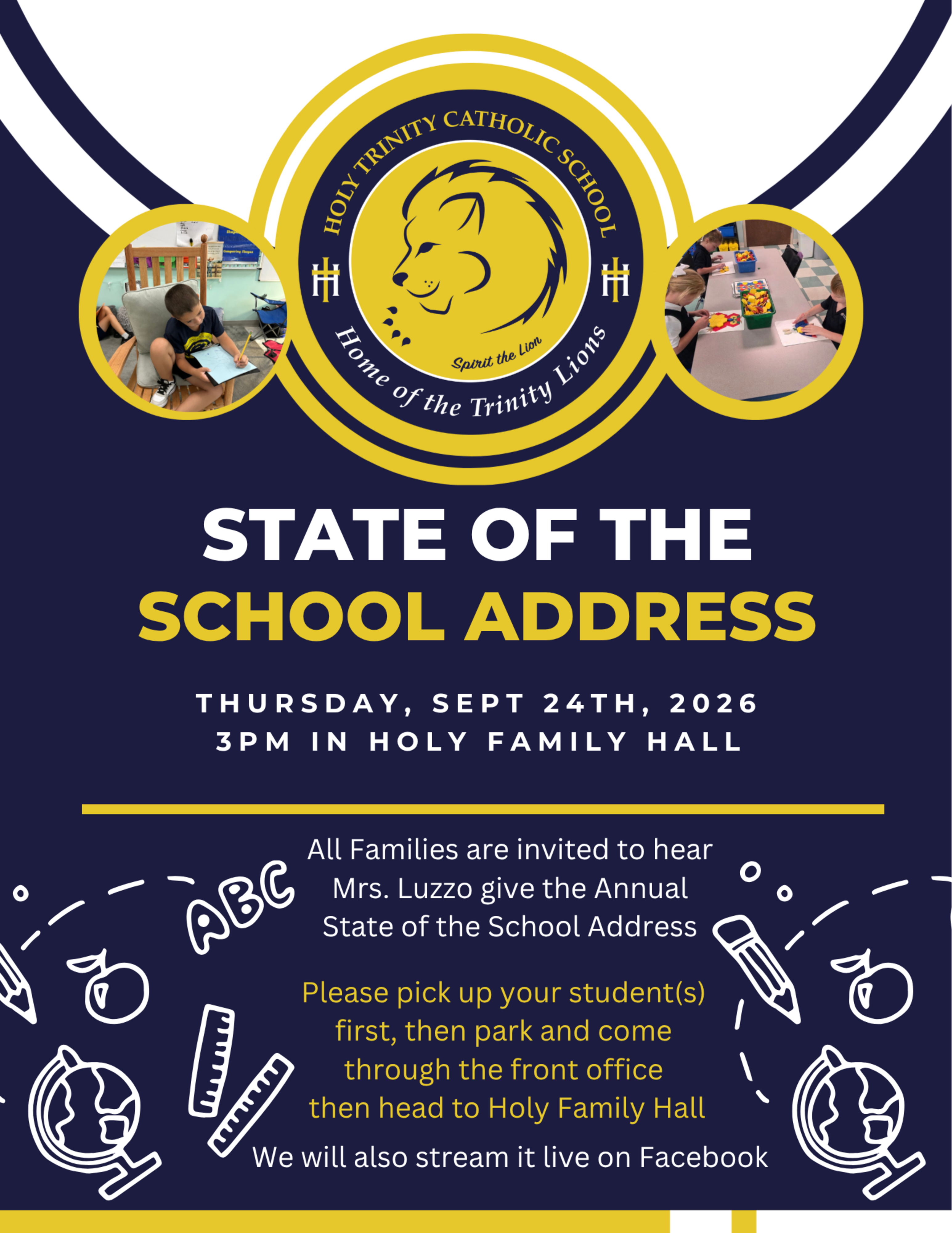 State Of The School Flyer