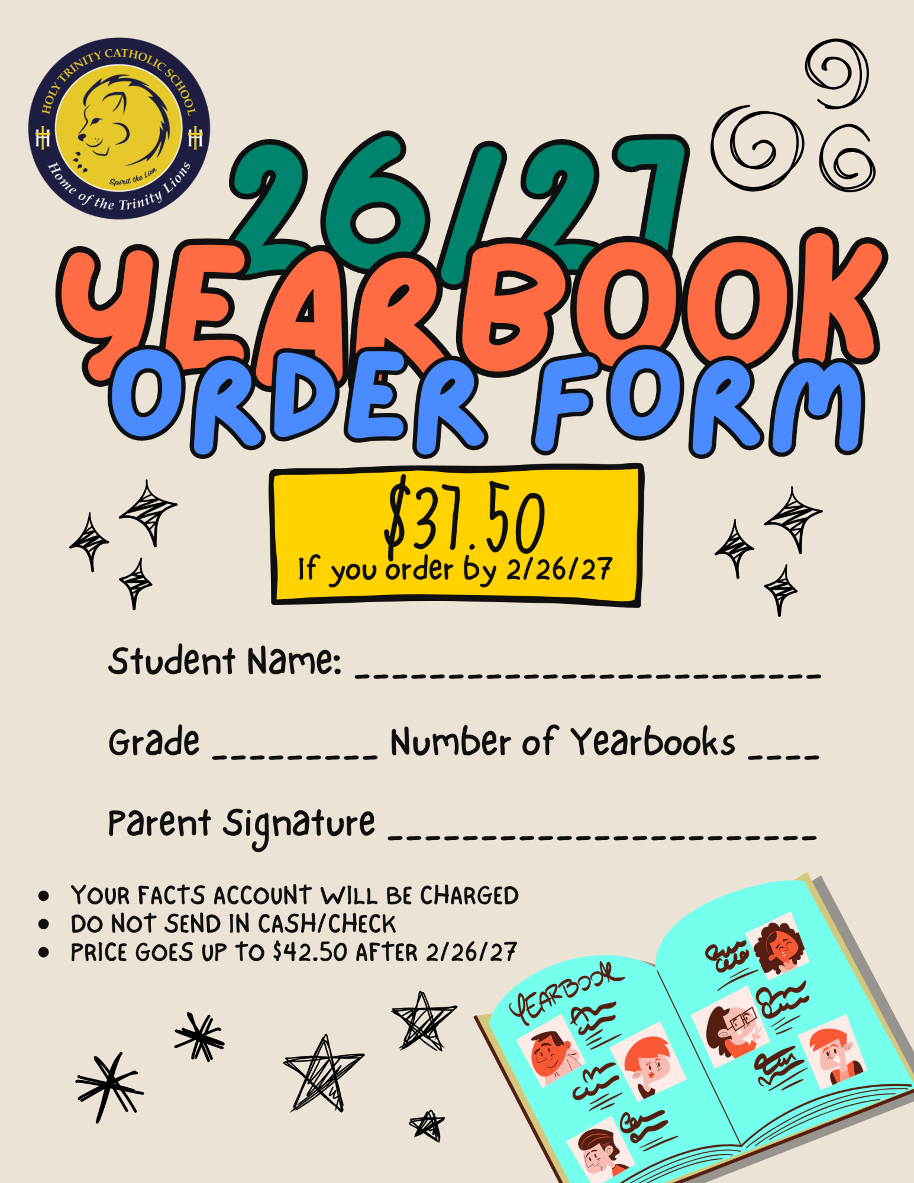 Yearbook Order Form