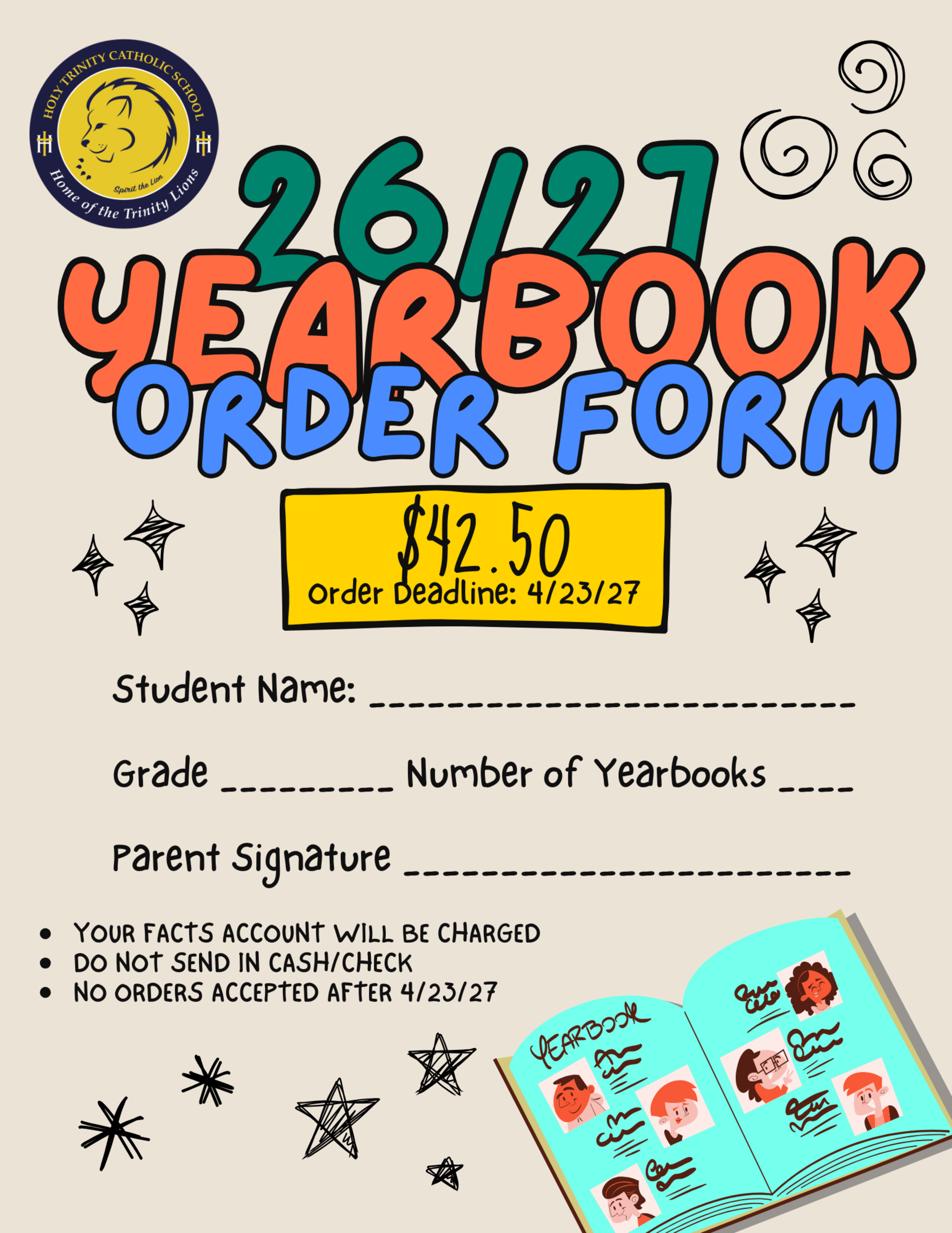 Yearbook Order Form