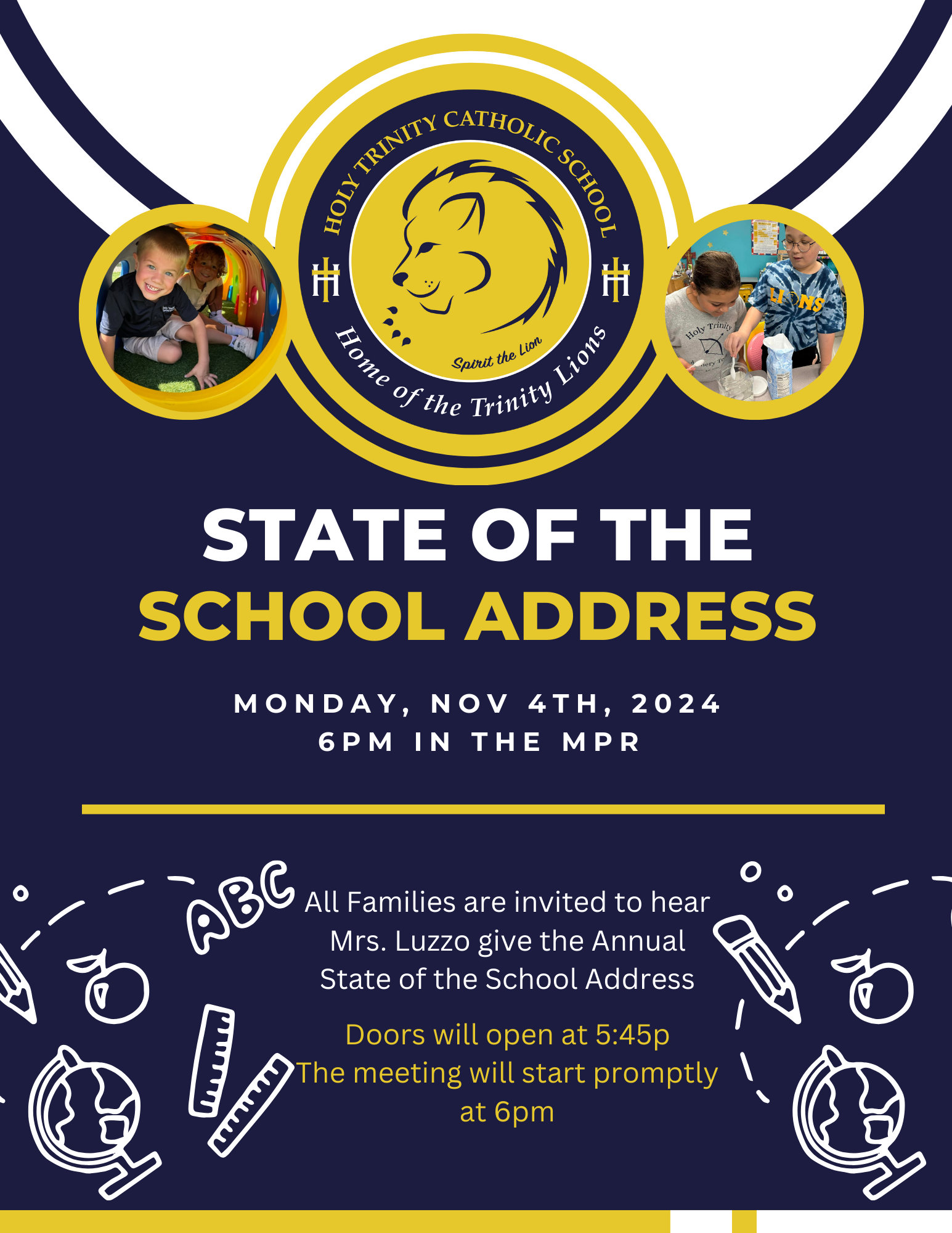 State Of The School Flyer