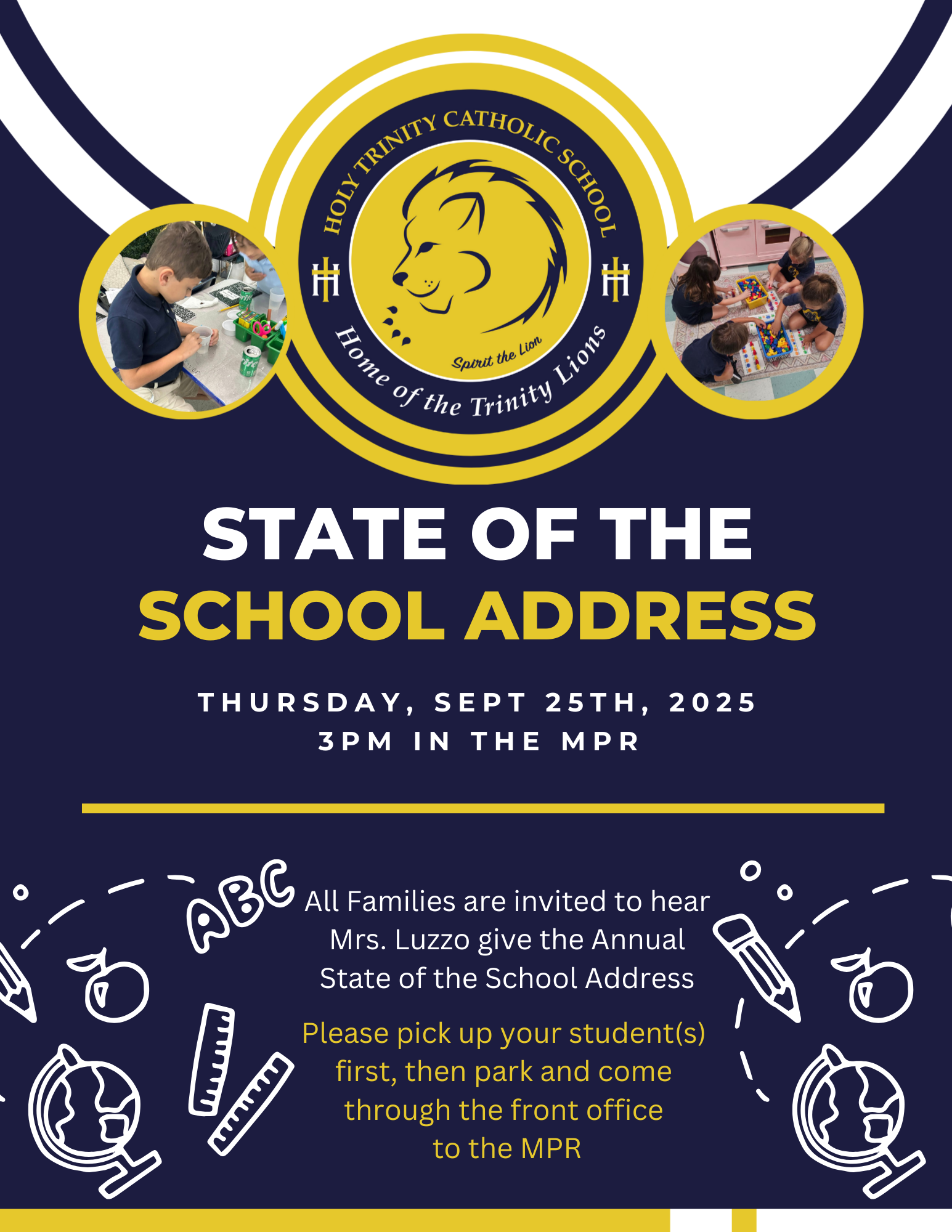 State Of The School Flyer