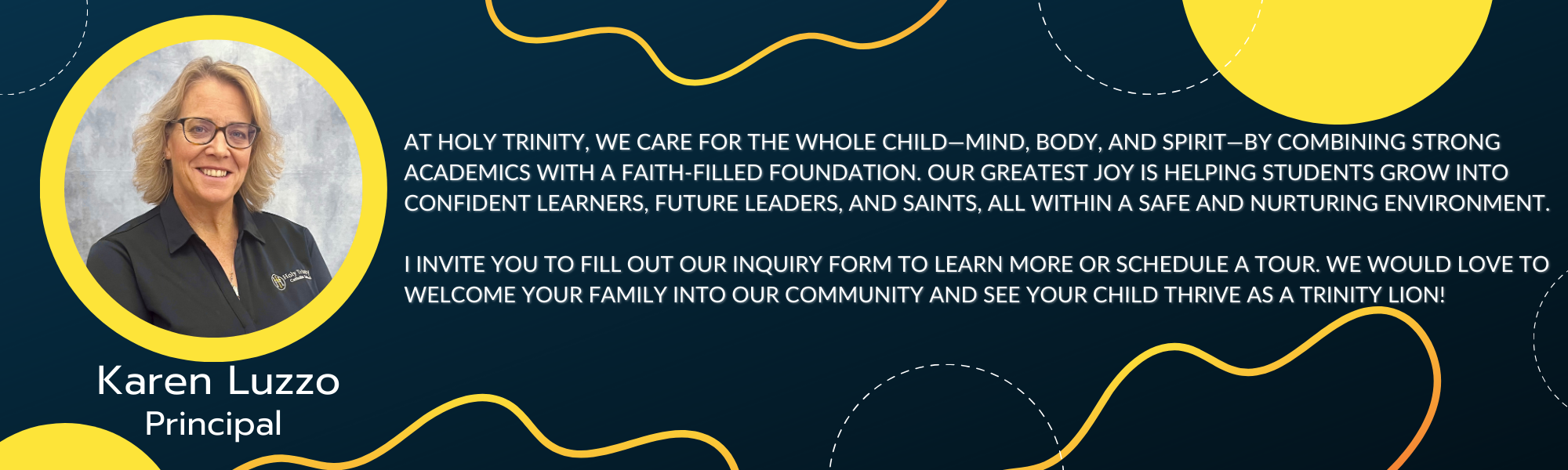 Blue And Yellow Creative Health Priority Linkedin Banner