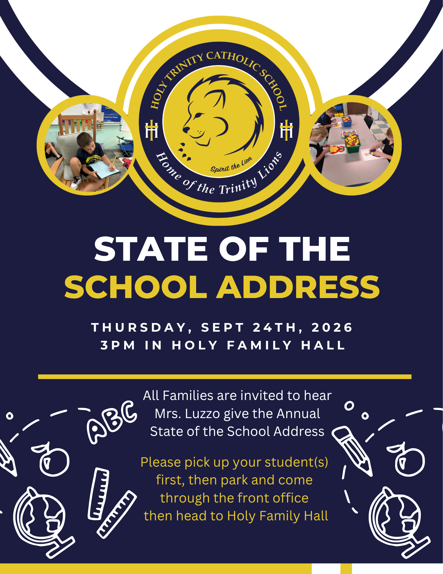State Of The School Flyer